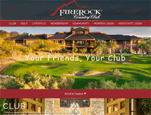 Tablet Screenshot of firerockcc.com